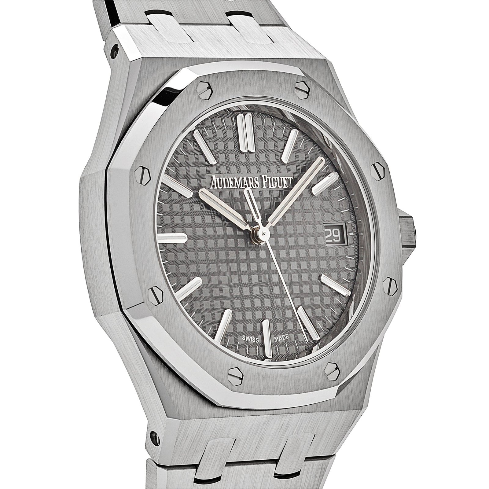 Audemars P1g*et Royal Oak  15550ST.OO.1356ST.03 Selfwinding ‘50th Anniversary’ Stainless Steel Grey Dial (2022)