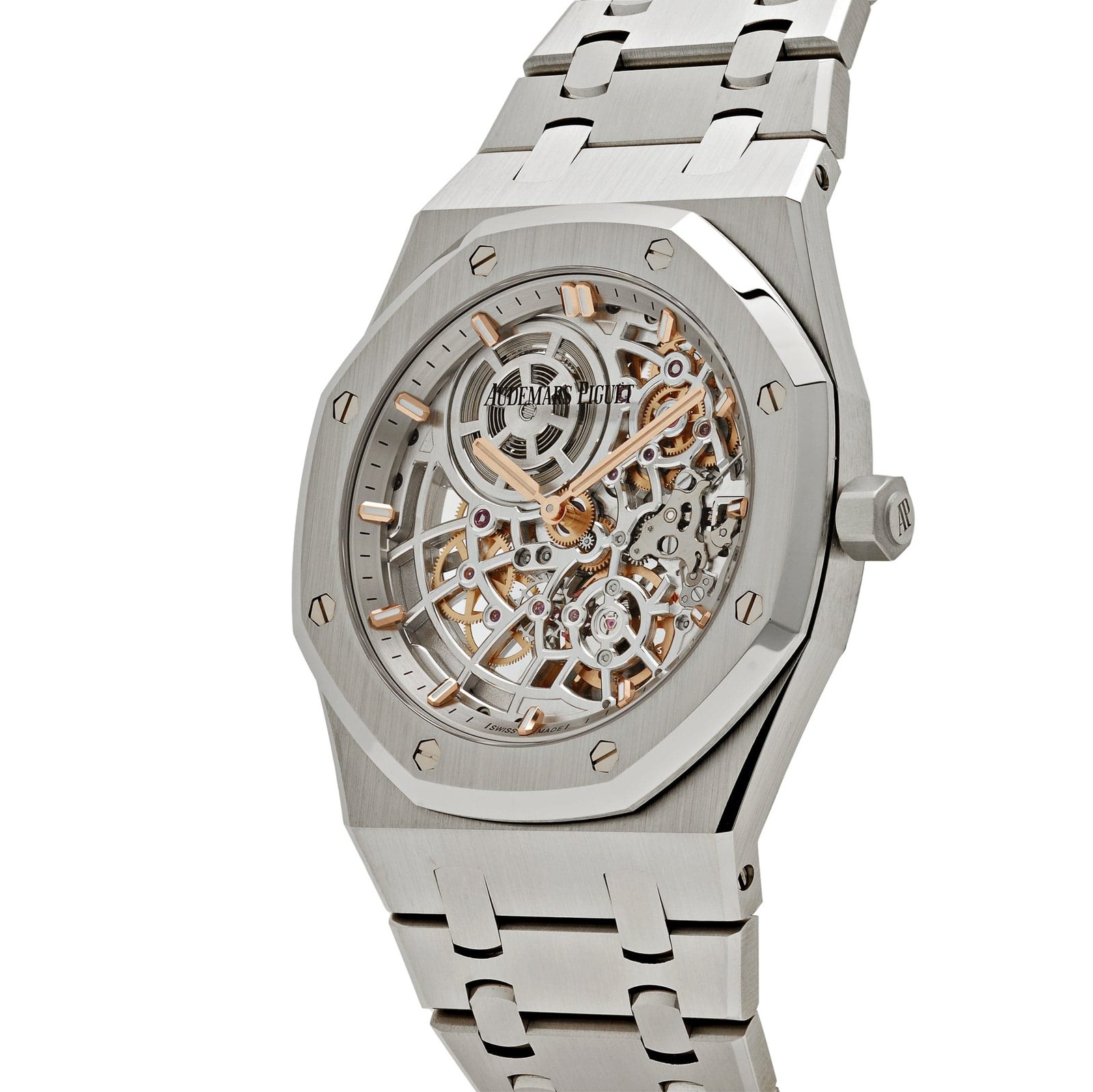 Audemars P1g*et Royal Oak 16204ST.OO.1240ST.01 ‘Jumbo’ 50th Anniversary Stainless Steel Extra-Thin Openworked (2022)