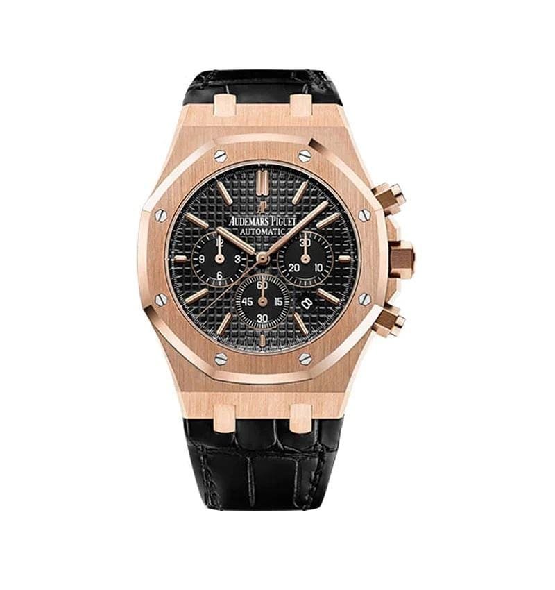 Audemars P1g*et Royal Oak 26320OR.OO.D002CR.01 Selfwinding Chronograph Rose Gold Black Dial