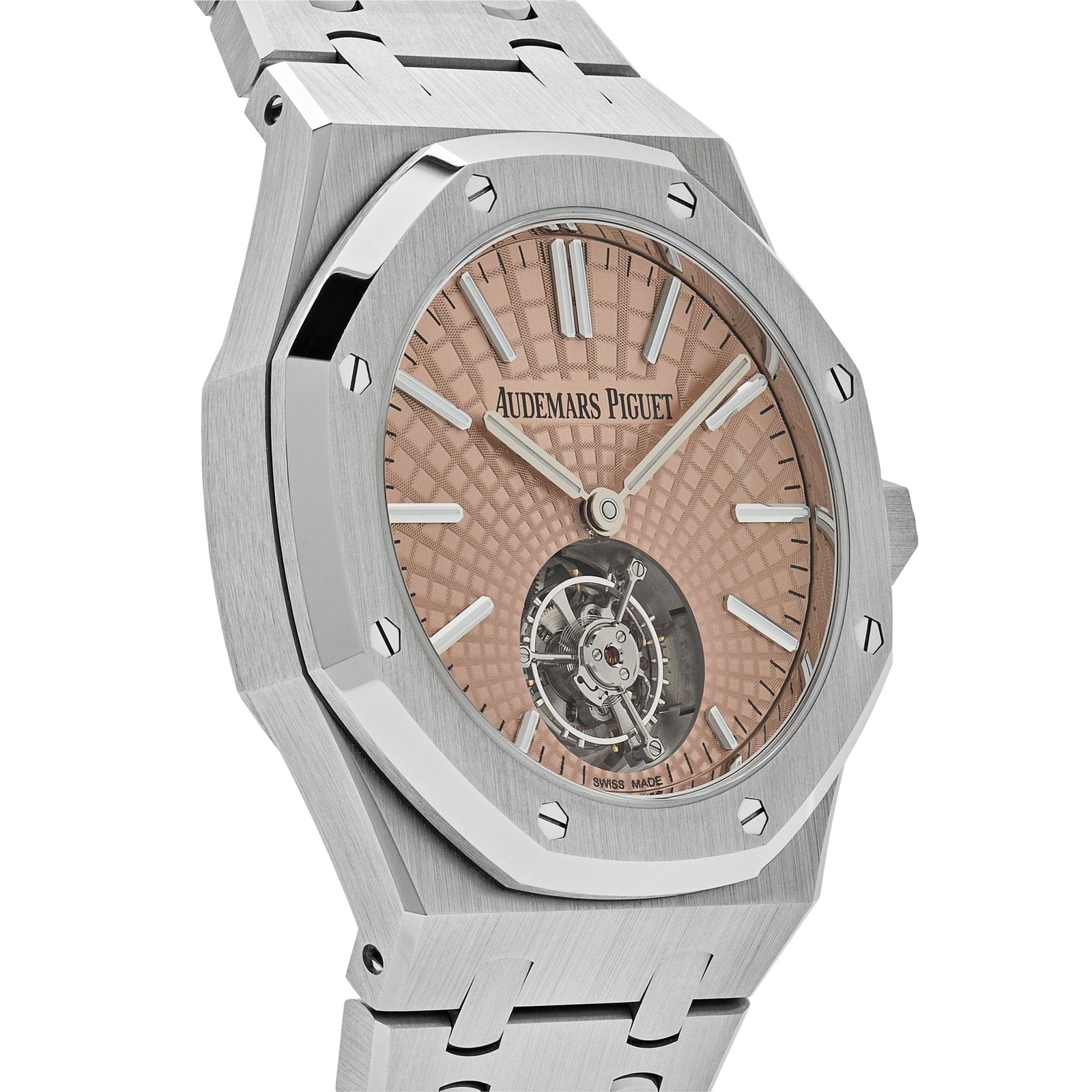 Audemars P1g*et Royal Oak 26531TI.OO.1220TI.01 Selfwinding Flying Tourbillon Titanium Salmon Dial Limited Edition (2024)