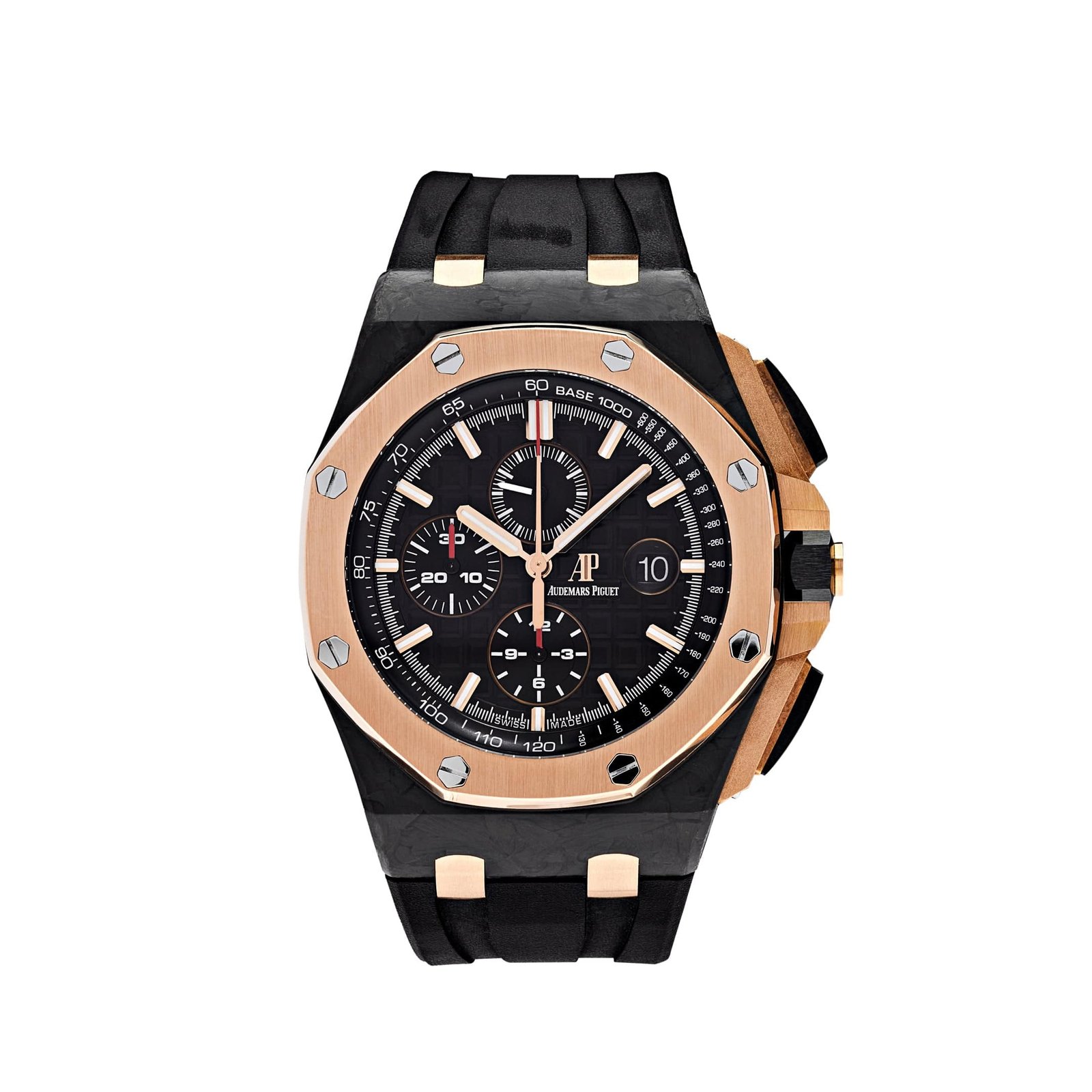 Audemars P1g*et Royal Oak Offshore 26406FR.OO.A002CA.01 Chronograph ‘QE II Cup 2016’ Black and Rose Gold Black Dial Limited Edition