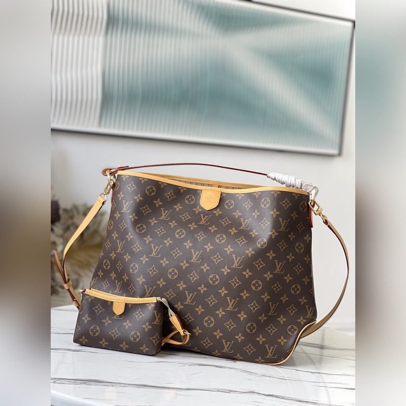 L0vis Vvtt0n M40353 Monogram Canvas Delightful MM Shoulder Bag