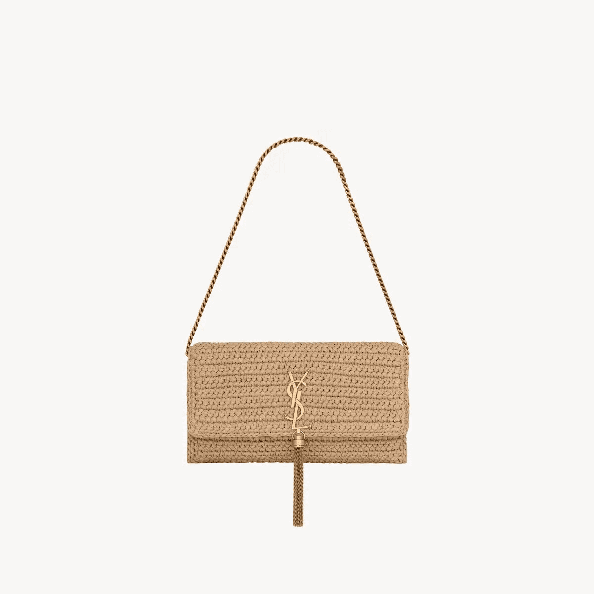 Sa1nt Lau*nt kate 99 tassel in raffia