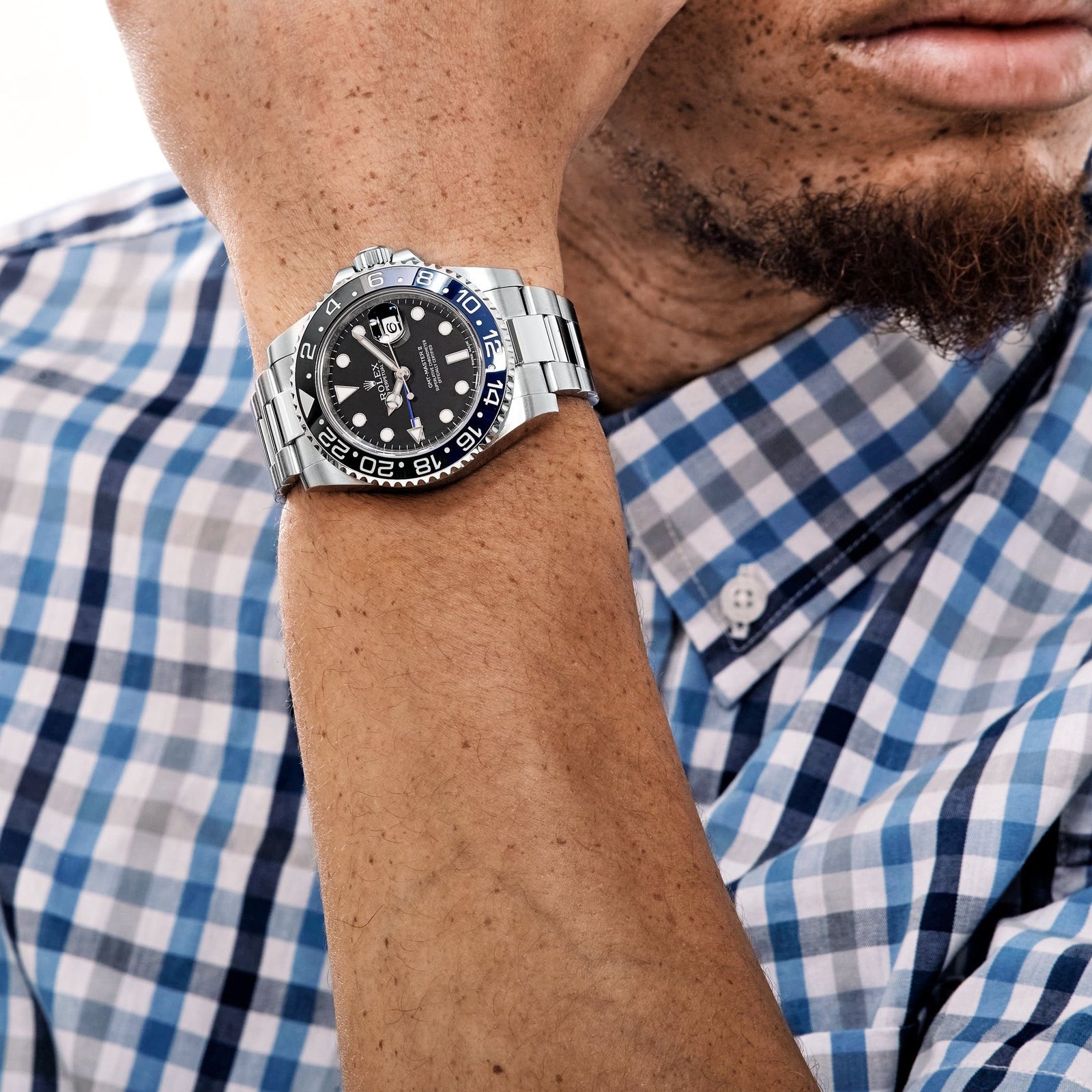R01ex GMT-Master II 116710BLNR ‘Batman’ Stainless Steel Oyster (2014)
