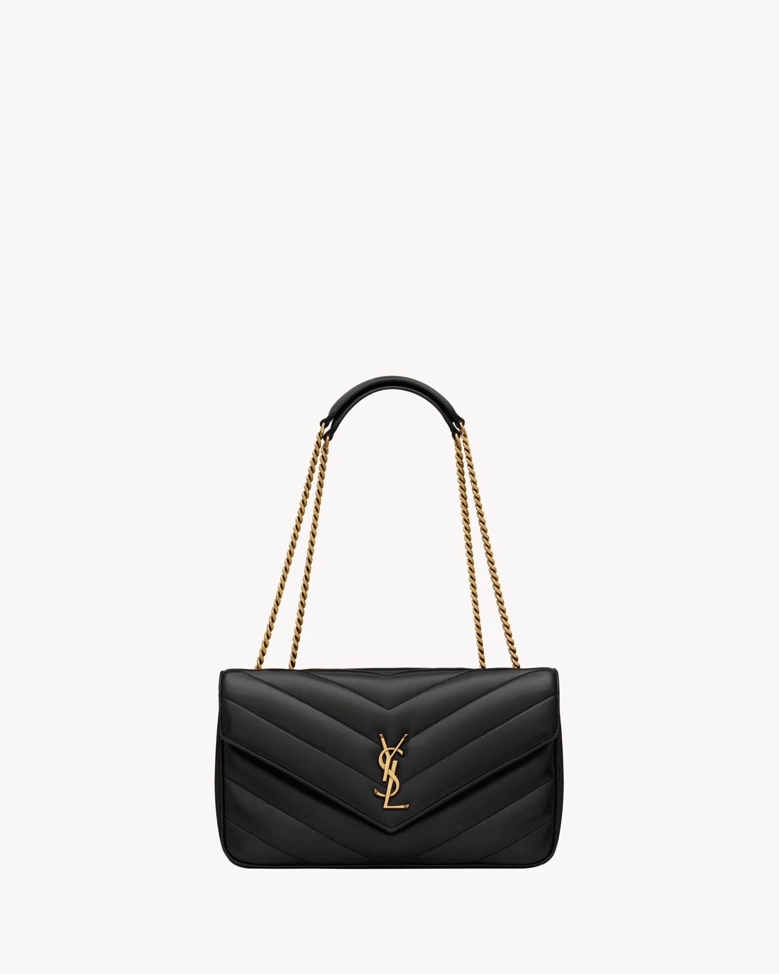 Sa1nt Lau*nt LOULOU medium in MATELASSÉ lambskin