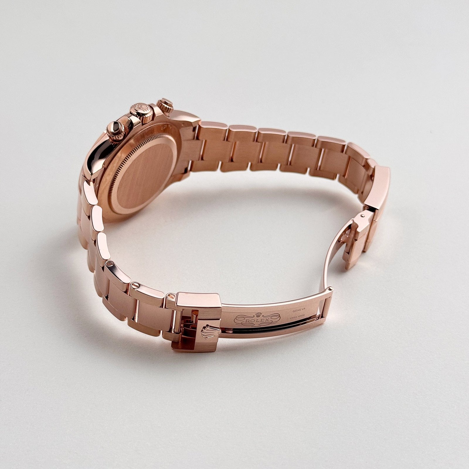 R01ex Daytona 116505 Rose Gold Chocolate Brown Dial