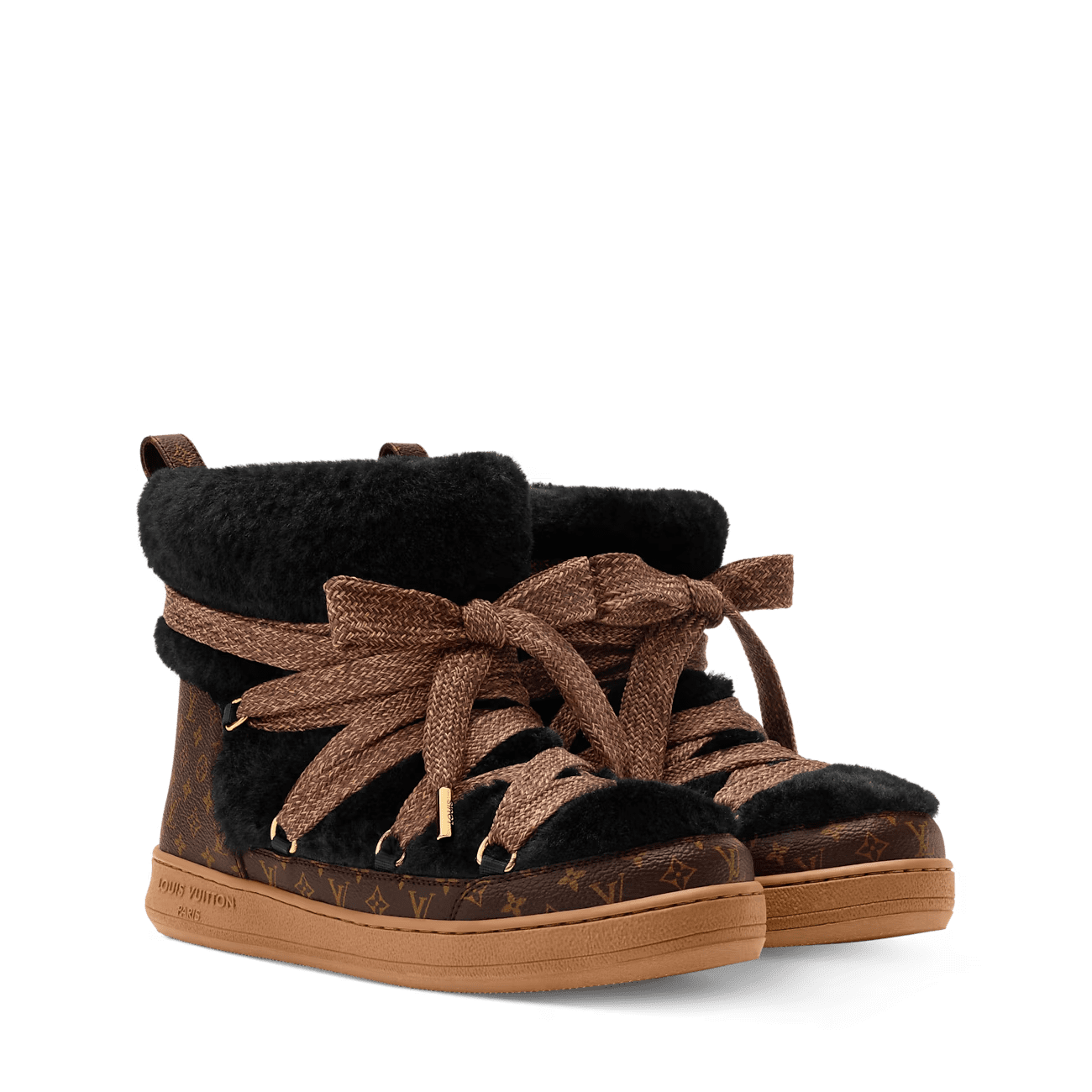 L0vis Vvtt0n 1AIV15 LV Cloud Lace-Up Ankle Boot Sneaker
