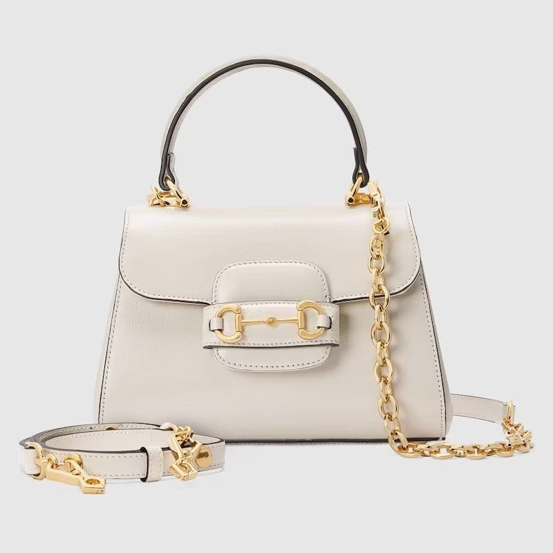 Gvc*1 HORSEBIT 1955 MINI BAG (White)