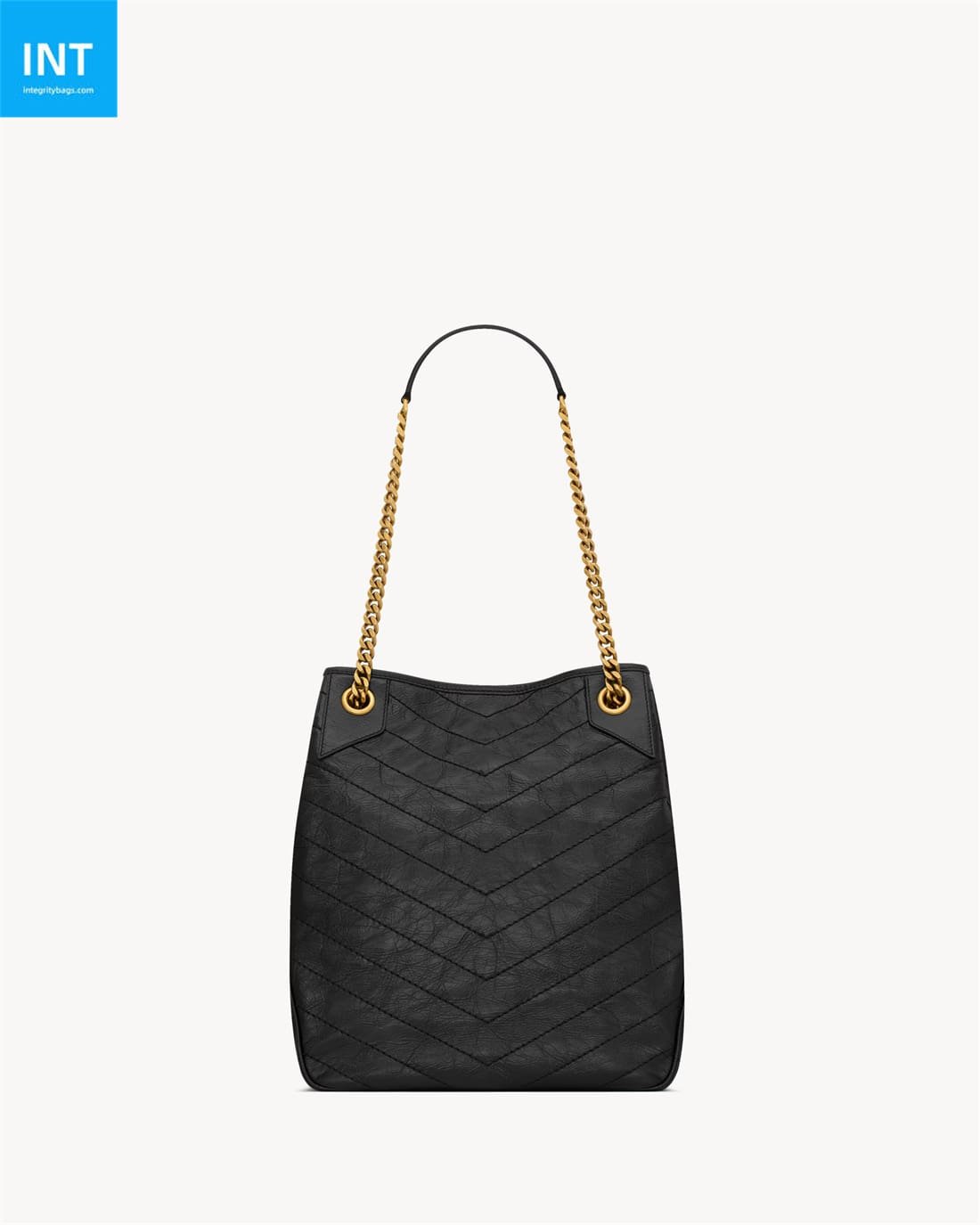 Sa1nt Lau*nt NIKI small shopping in vintage leather