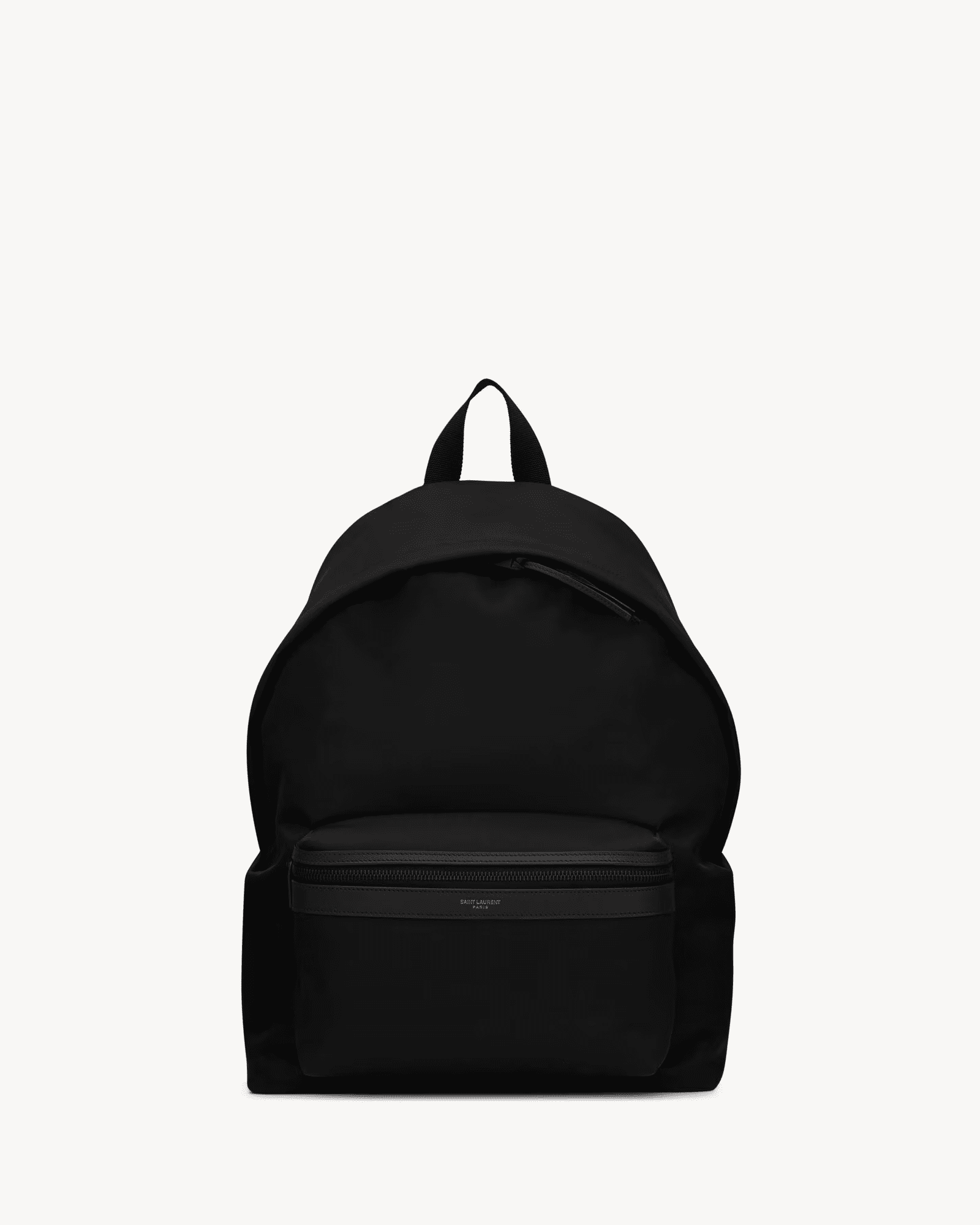 Sa1nt Lau*nt City backpack in ECONYL®, smooth leather and nylon