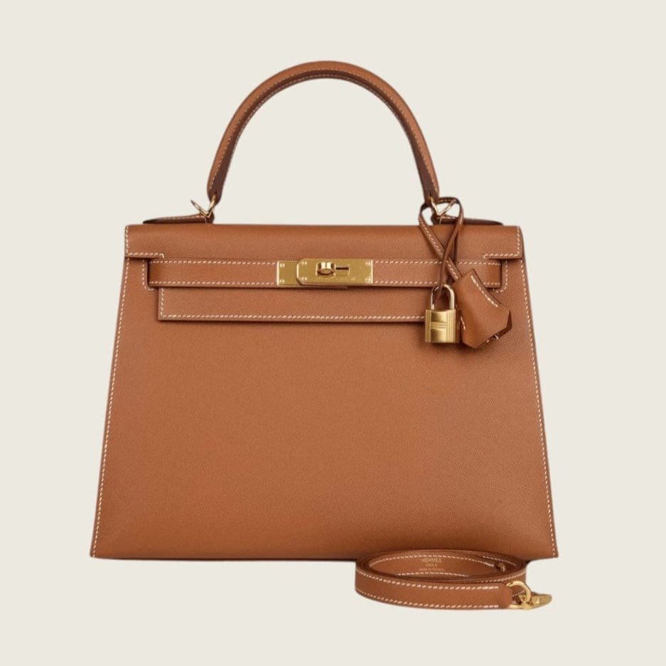 H**me5 Kelly 28 Gold Epsom Gold Hardware