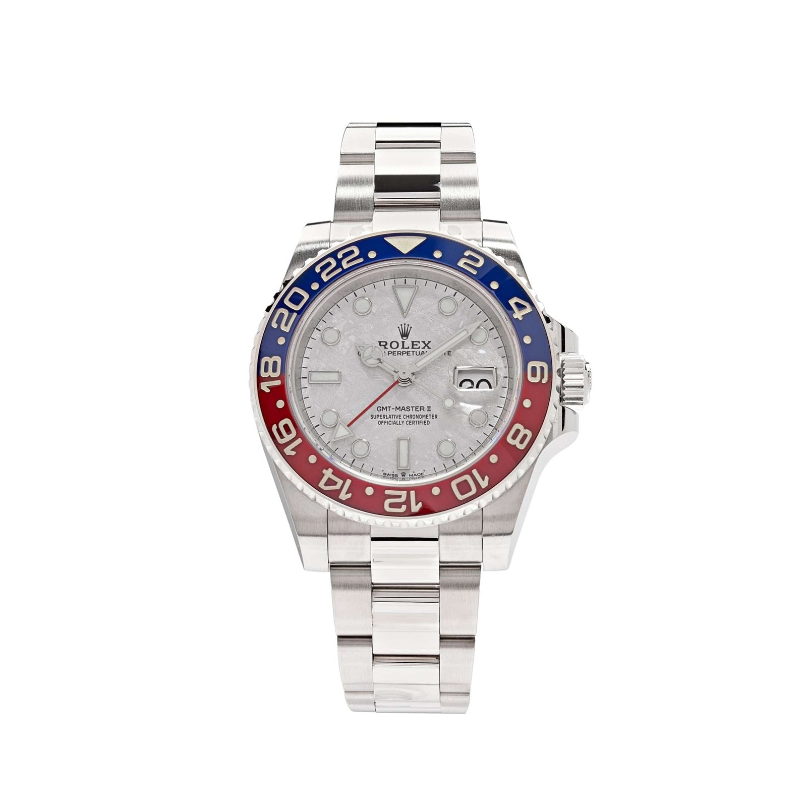 R01ex GMT-Master II 126719BLRO ‘Pepsi’ White Gold Meteorite Dial (2021)