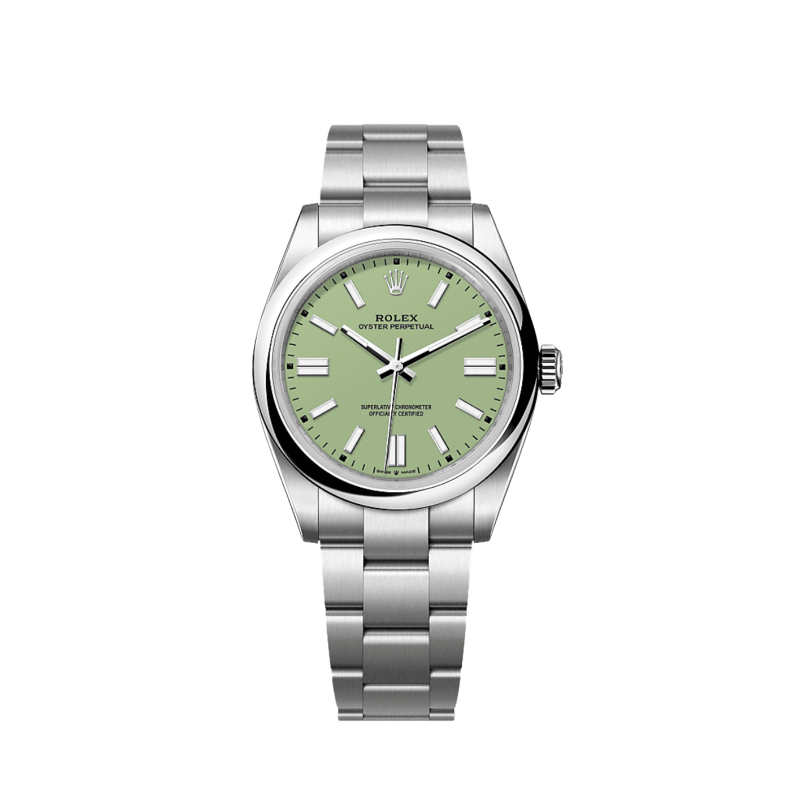 R01ex Oyster Perpetual 41 134300 Stainless Steel Pistachio Dial