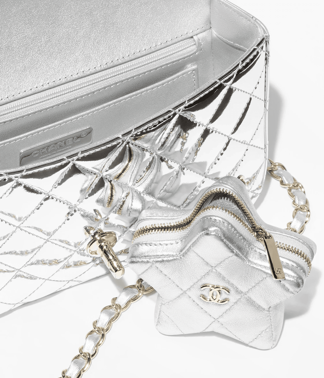 Ch**el FLAP BAG & STAR COIN PURSE
