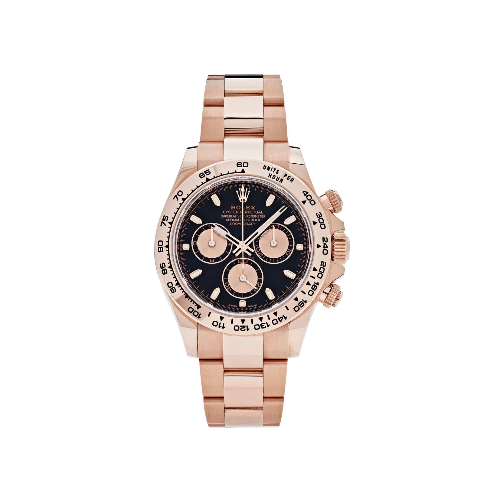 R01ex Daytona 116505 Rose Gold Black Dial (2019)