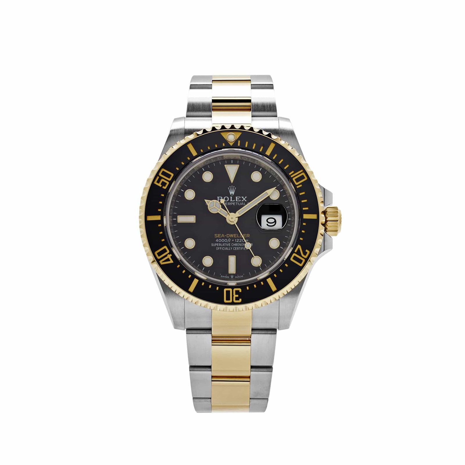 R01ex Sea-Dweller 126603 Stainless Steel Yellow Gold Black Dial (2019)