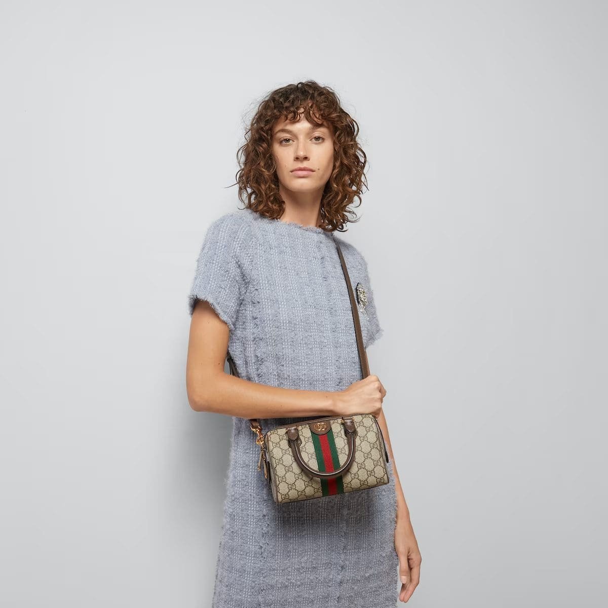Gvc*1 OPHIDIA GG MINI TOP HANDLE BAG