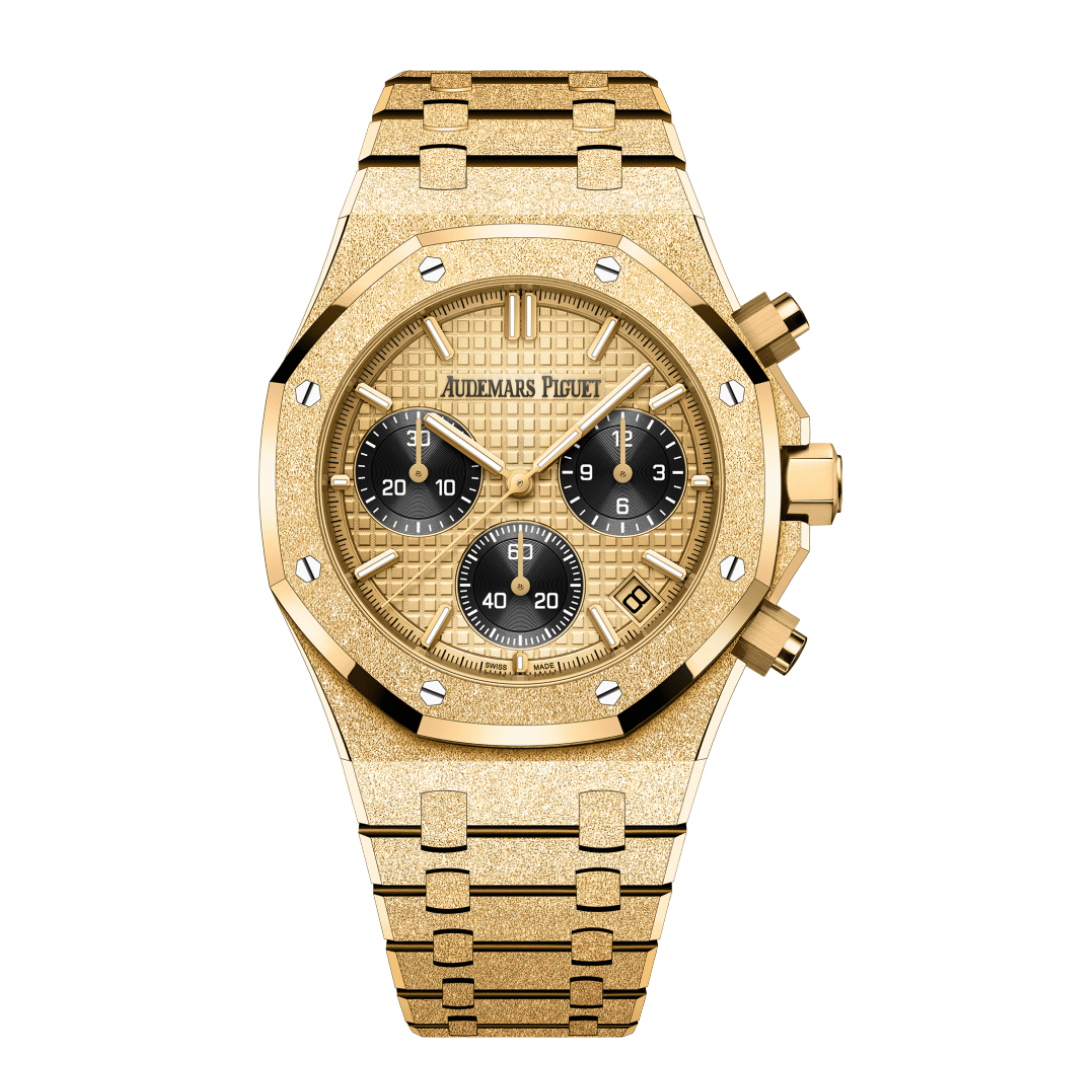 Audemars P1g*et Royal Oak Selfwinding Chronograph Frosted Yellow Gold 26240BA.GG.1324BA.01