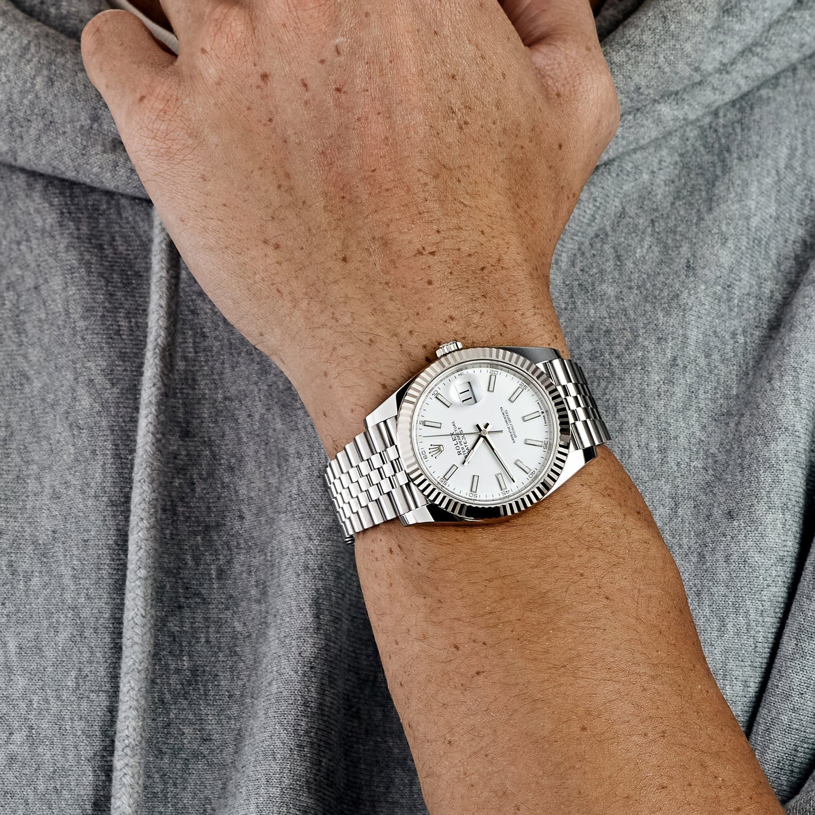 R01ex Datejust 41 126334 Stainless Steel White Dial Jubilee (2024)