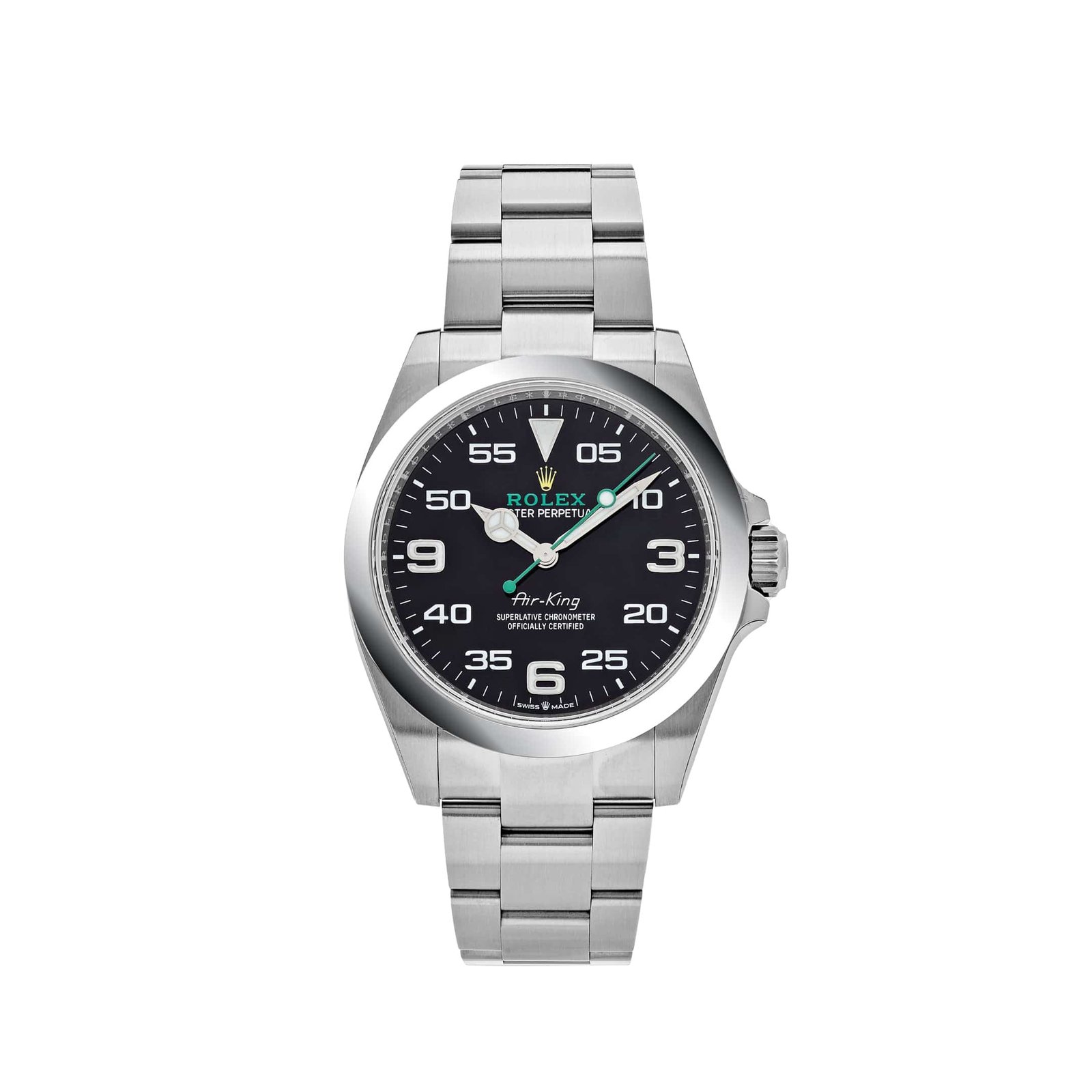 R01ex Air-King 126900 Stainless Steel Black Dial