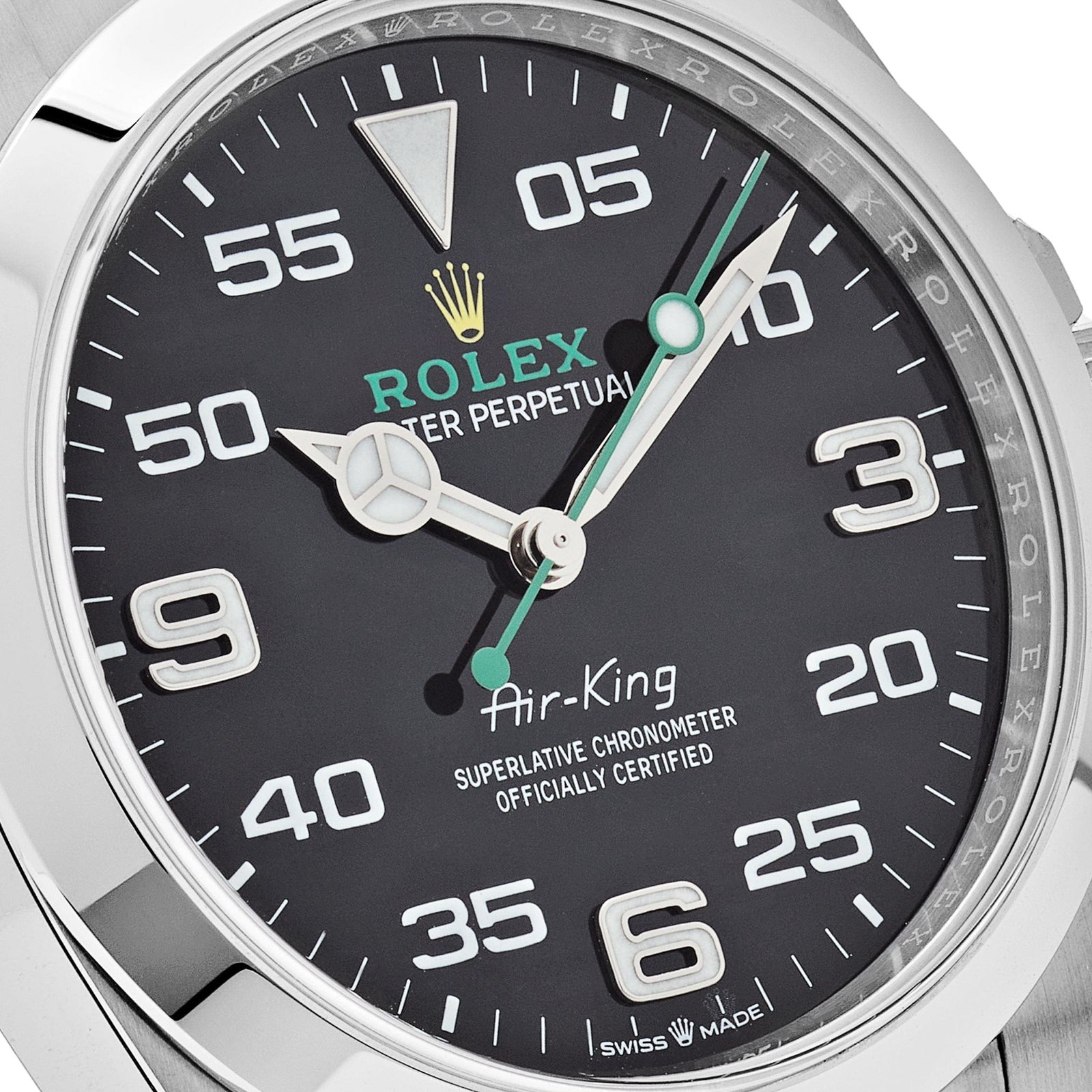 R01ex Air-King 126900 Stainless Steel Black Dial