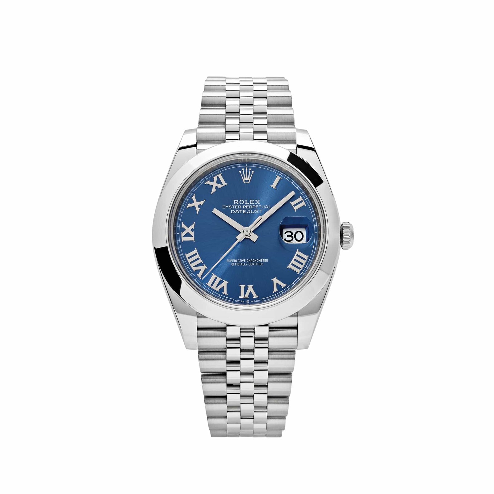 R01ex Datejust 41 126300 Stainless Steel Blue Roman Dial Jubilee (2025)