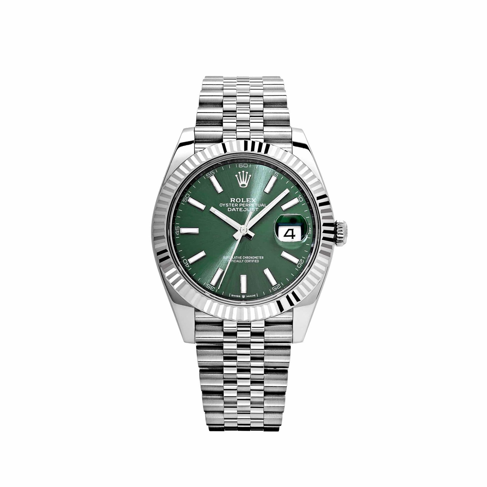 R01ex Datejust 41 126334 Stainless Steel Green Dial Jubilee (2022)