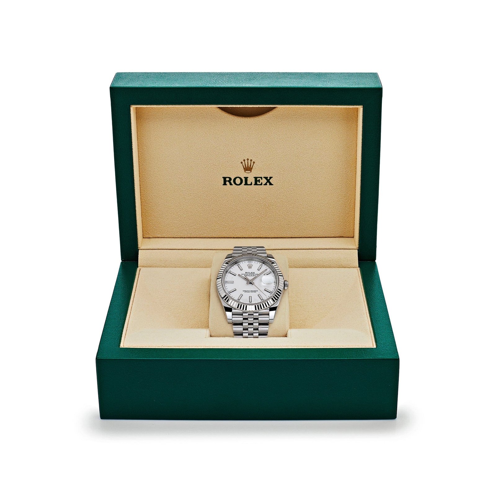R01ex Datejust 41 126334 Stainless Steel White Dial Jubilee (2024)