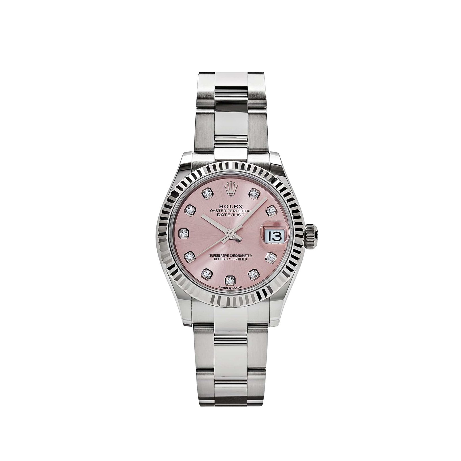 R01ex Datejust 31 278274 ‘Ladies’ Stainless Steel Pink D1am0nd Dial