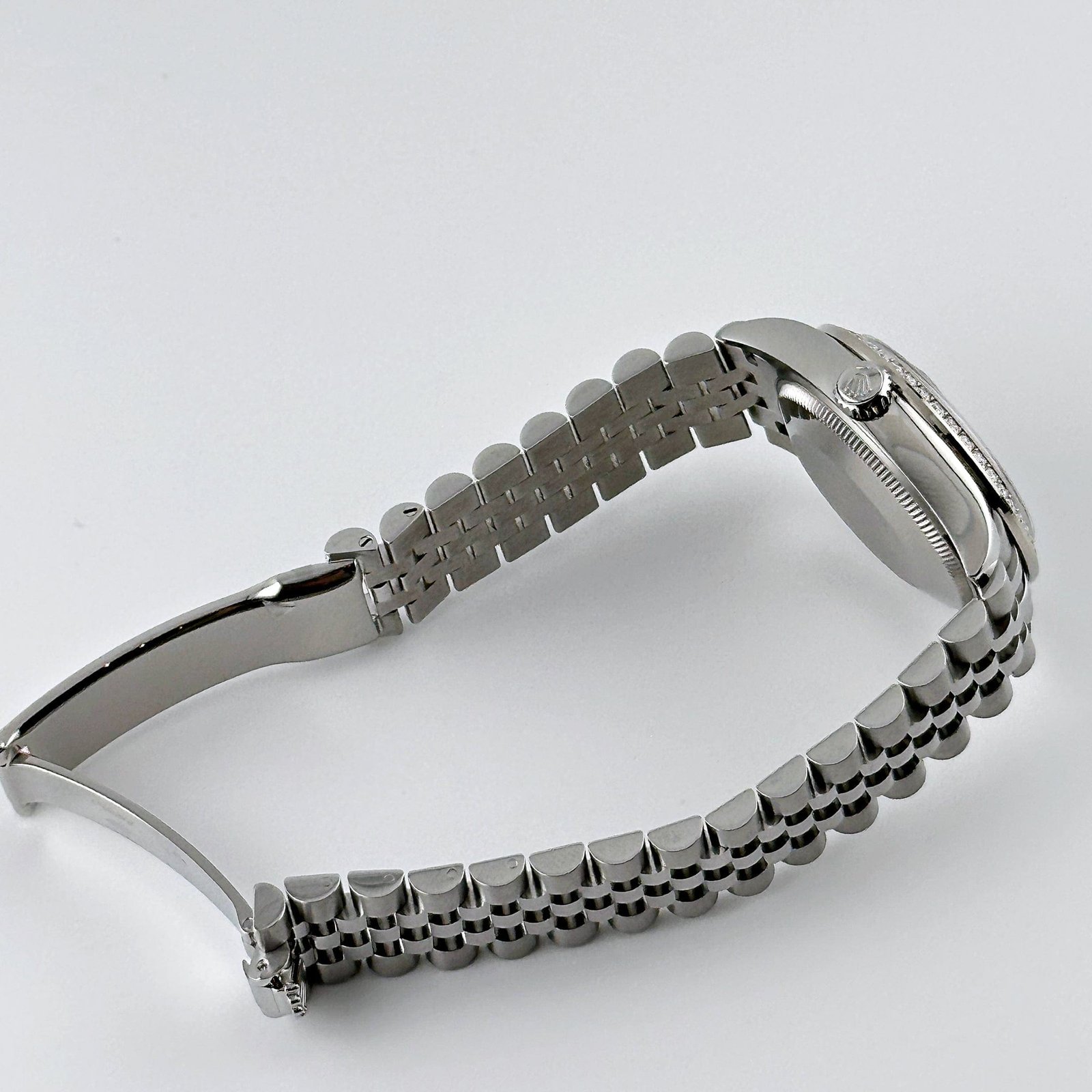 R01ex Datejust 31 278384RBR ‘Ladies’ Stainless Steel D1am0nd Bezel Violet Roman Dial Jubilee