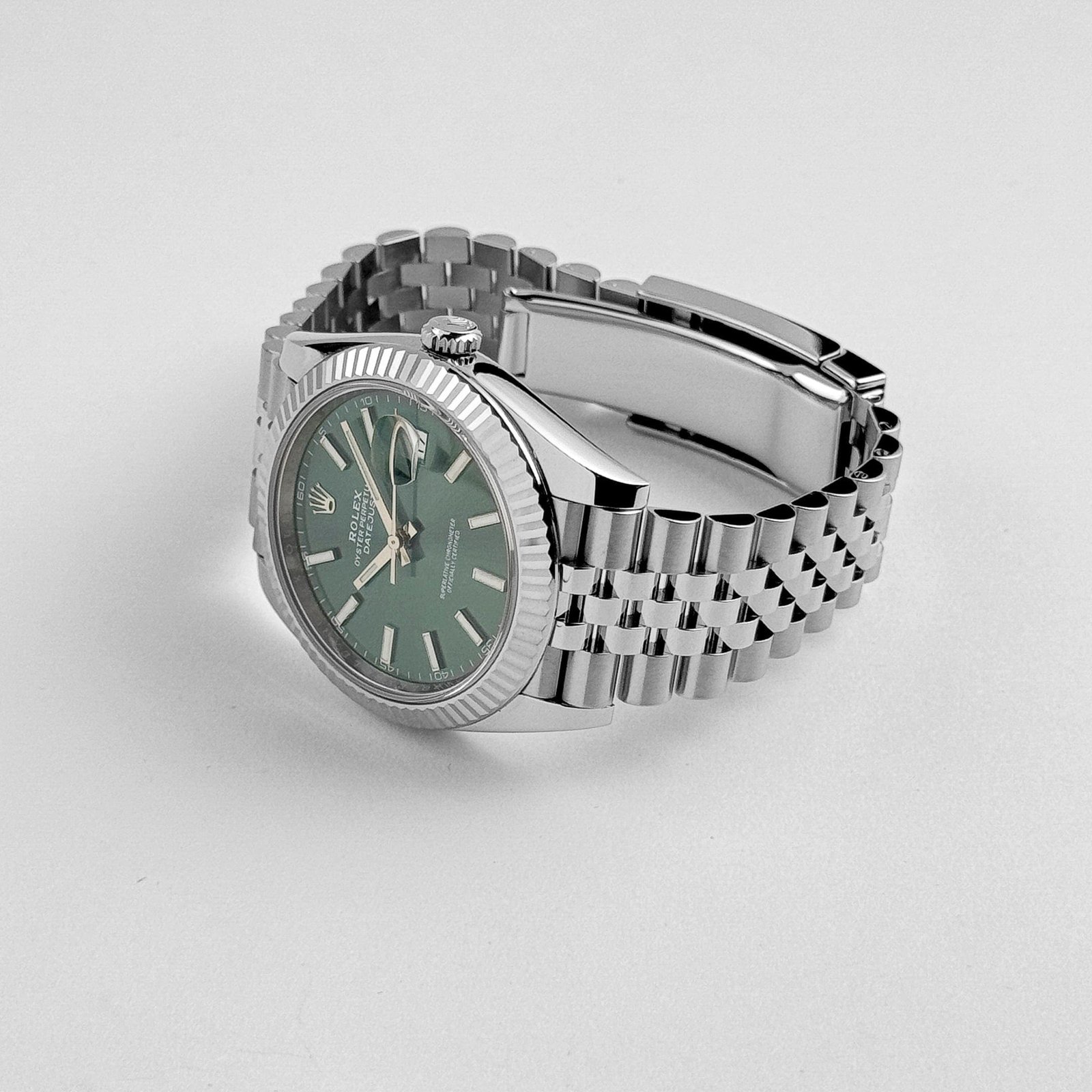 R01ex Datejust 41 126334 Stainless Steel Green Dial Jubilee (2022)