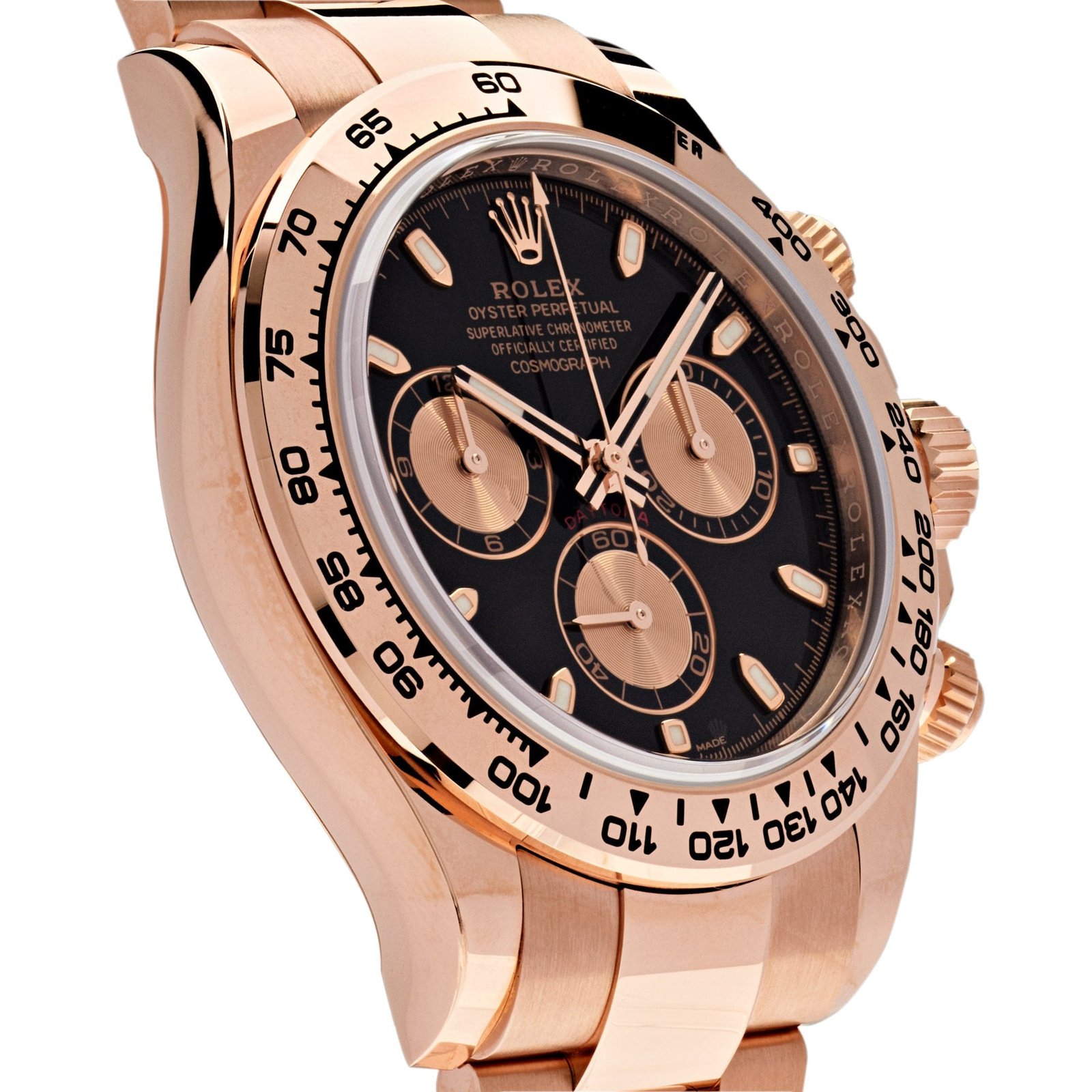 R01ex Daytona 116505  Rose Gold Black Dial (2024)