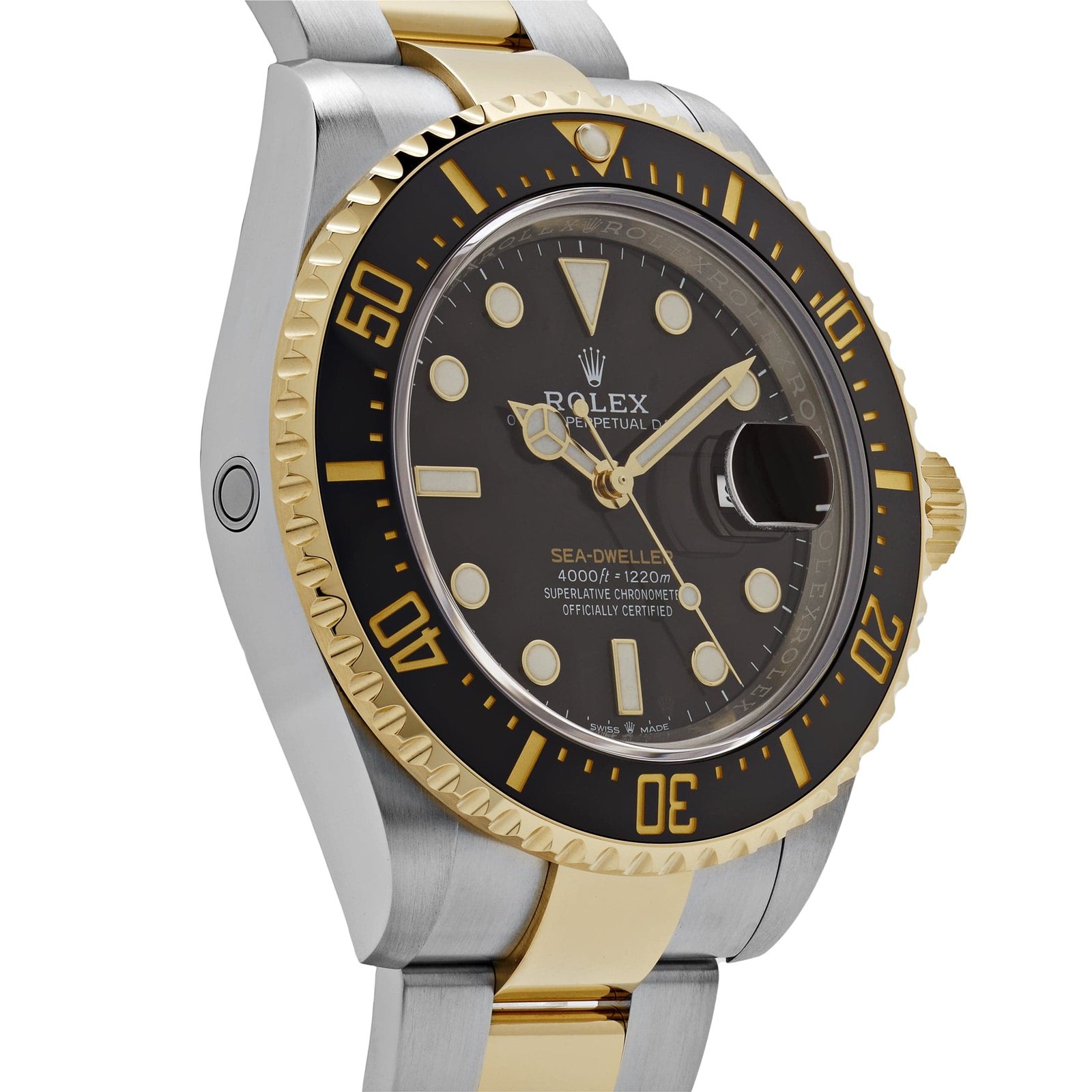 R01ex Sea-Dweller 126603 Stainless Steel Yellow Gold Black Dial (2019)