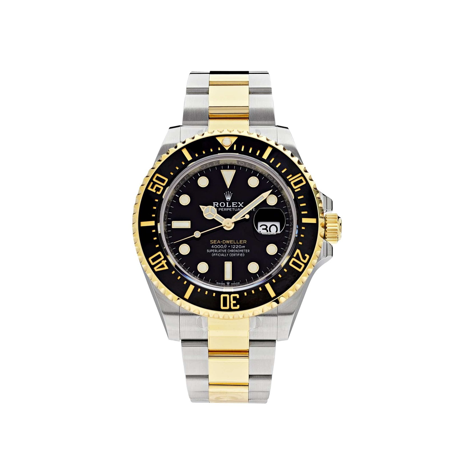 R01ex Sea-Dweller 126603 Stainless Steel Yellow Gold Black Dial (2025)