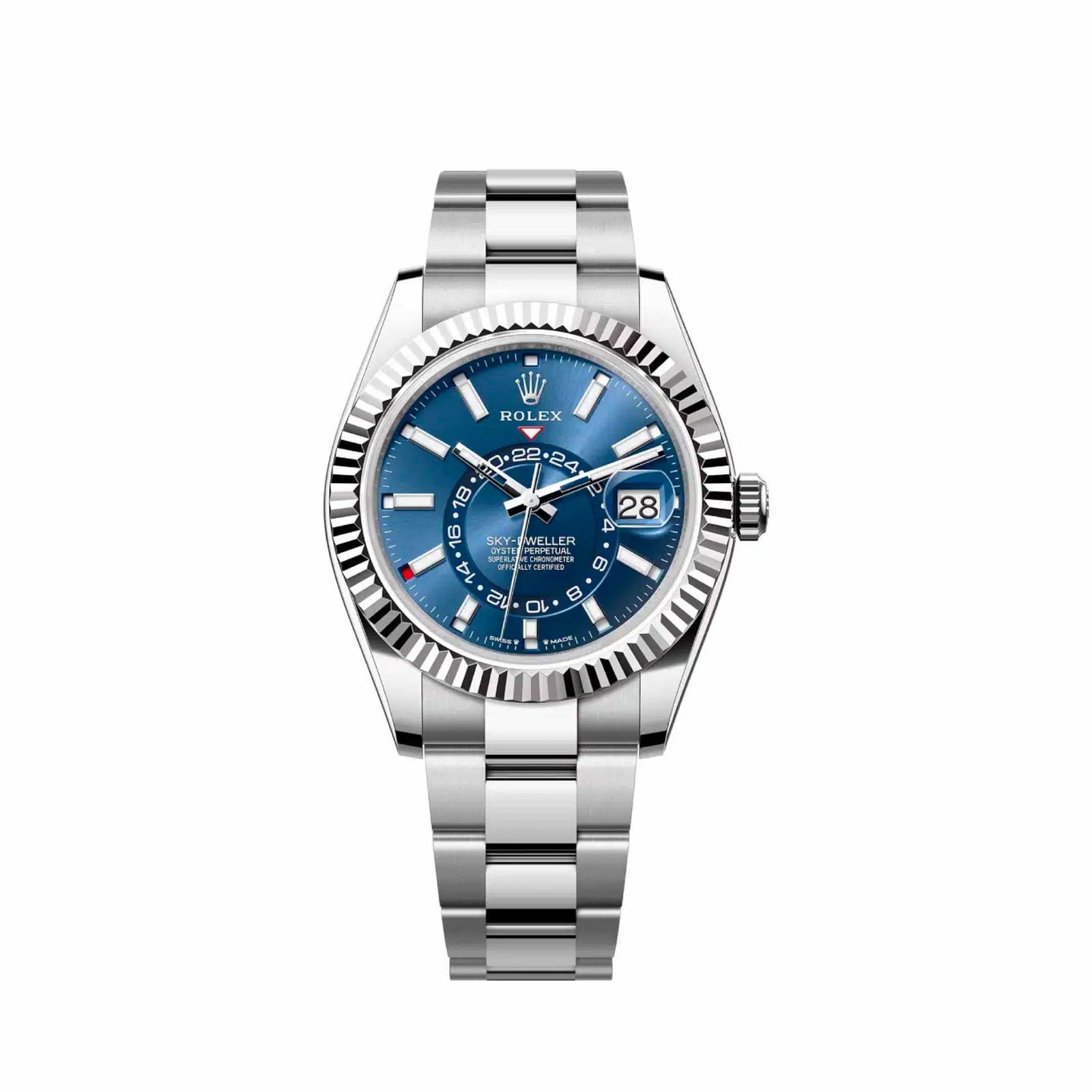 R01ex Sky-Dweller 336934 Stainless Steel Blue Dial Oyster (2023)