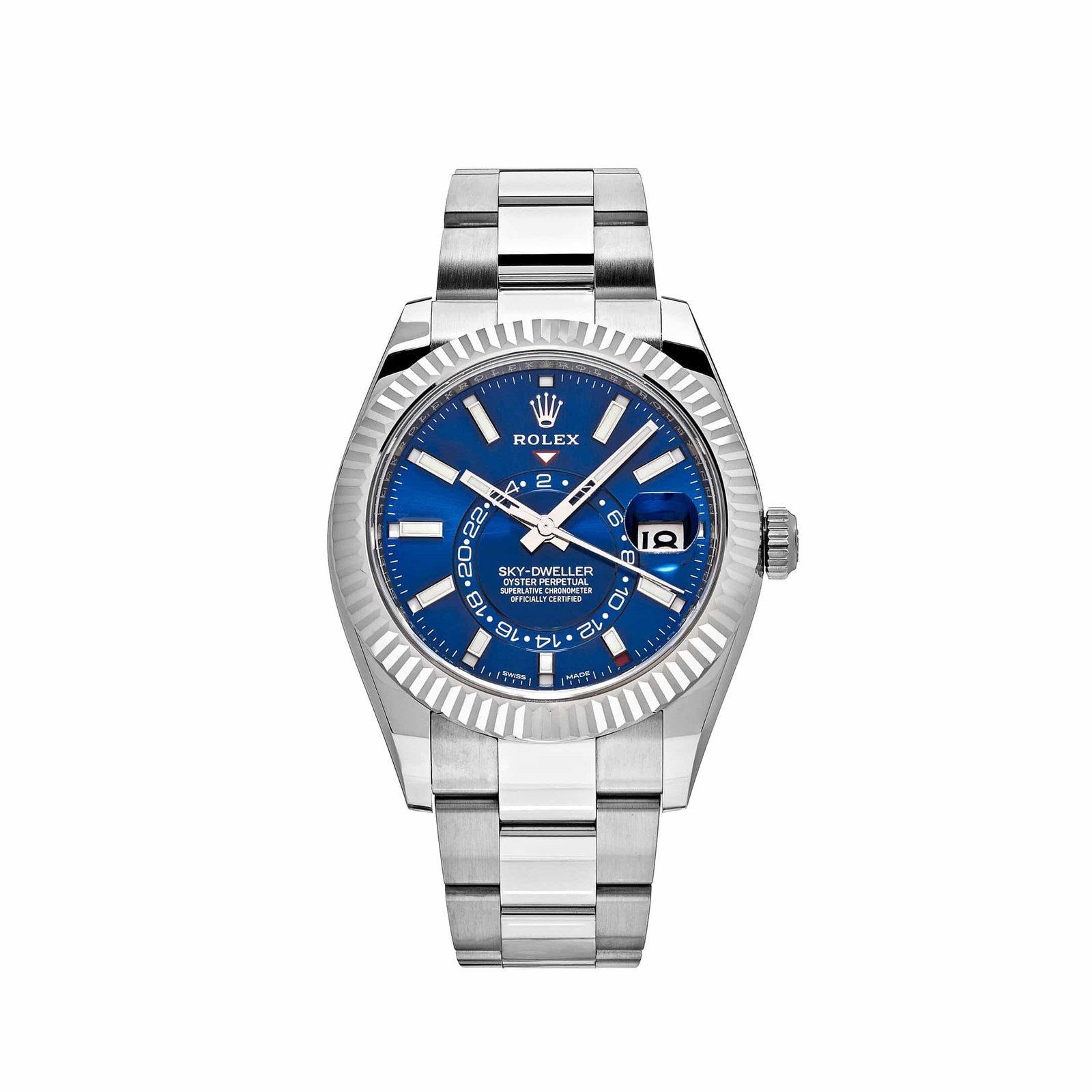R01ex Sky-Dweller 326934 Stainless Steel Blue Dial (2020)