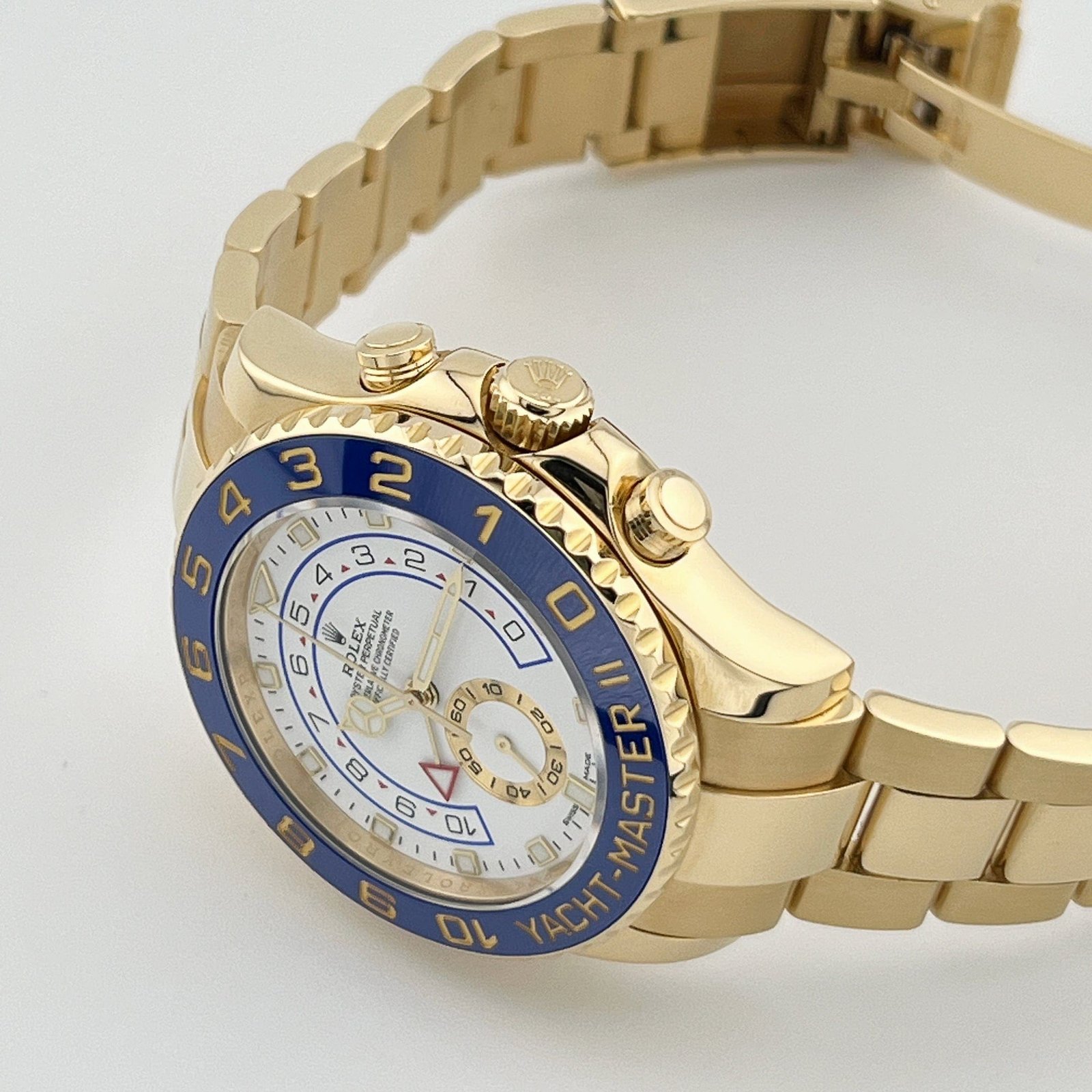 R01ex Yacht-Master II 116688 Yellow Gold White Dial (2017)