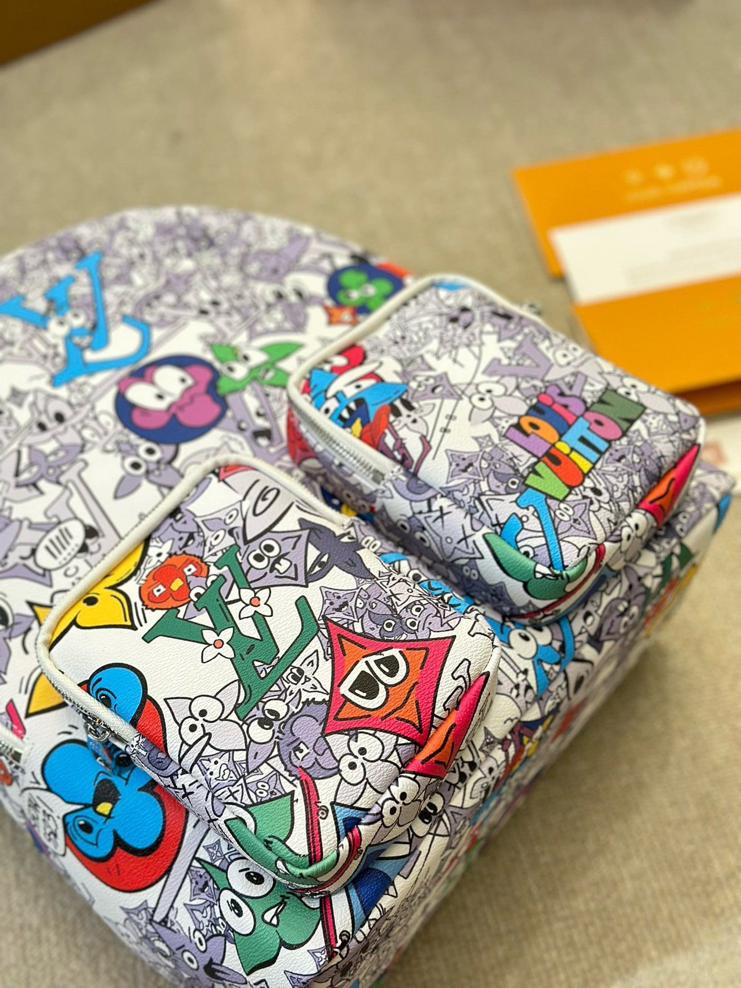 L0vis Vvtt0n Multipocket Backpack Limited Edition Monogram Comics Canvas