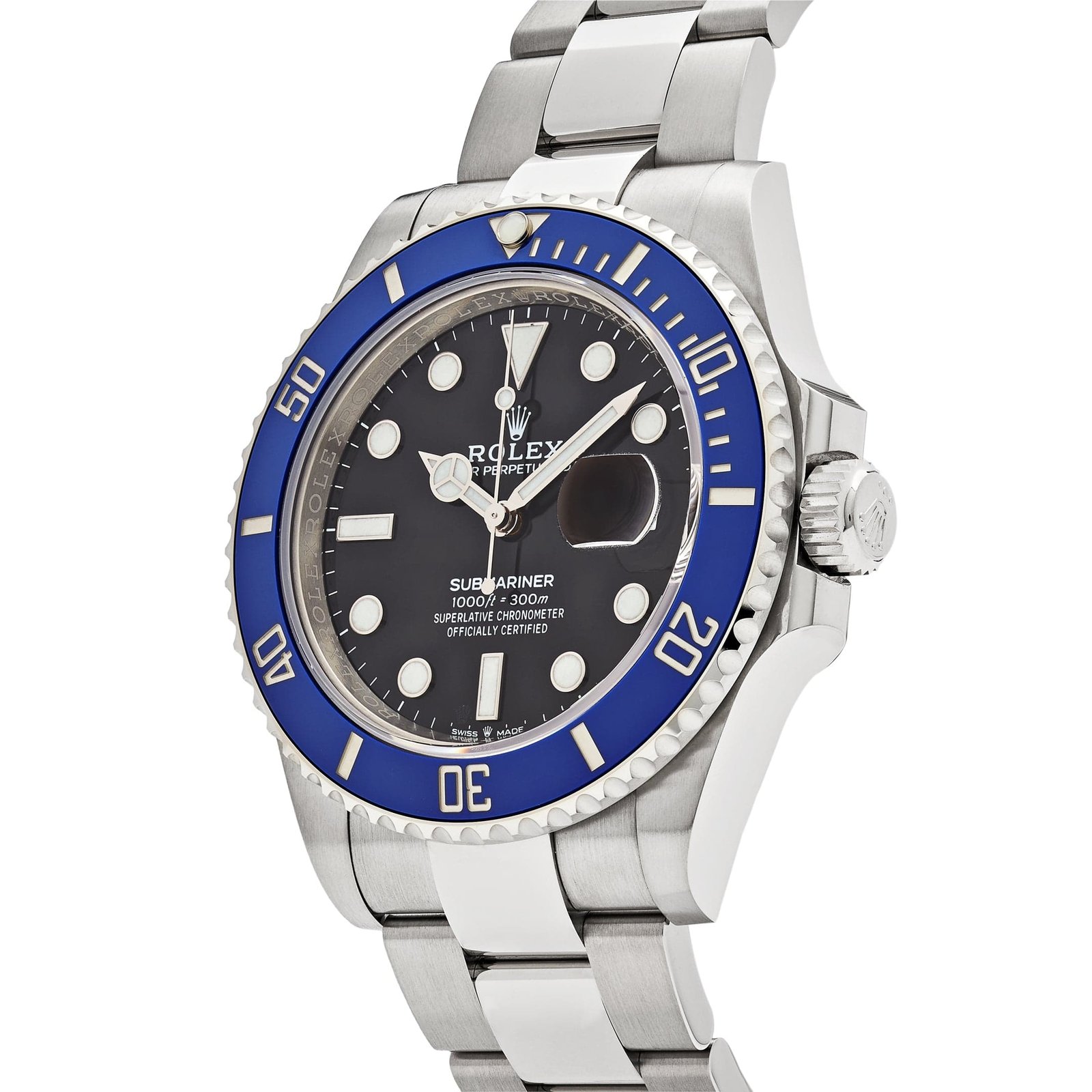 R01ex Submariner Date 126619LB ‘Cookie Monster’ White Gold Black Dial Blue Bezel (2025)