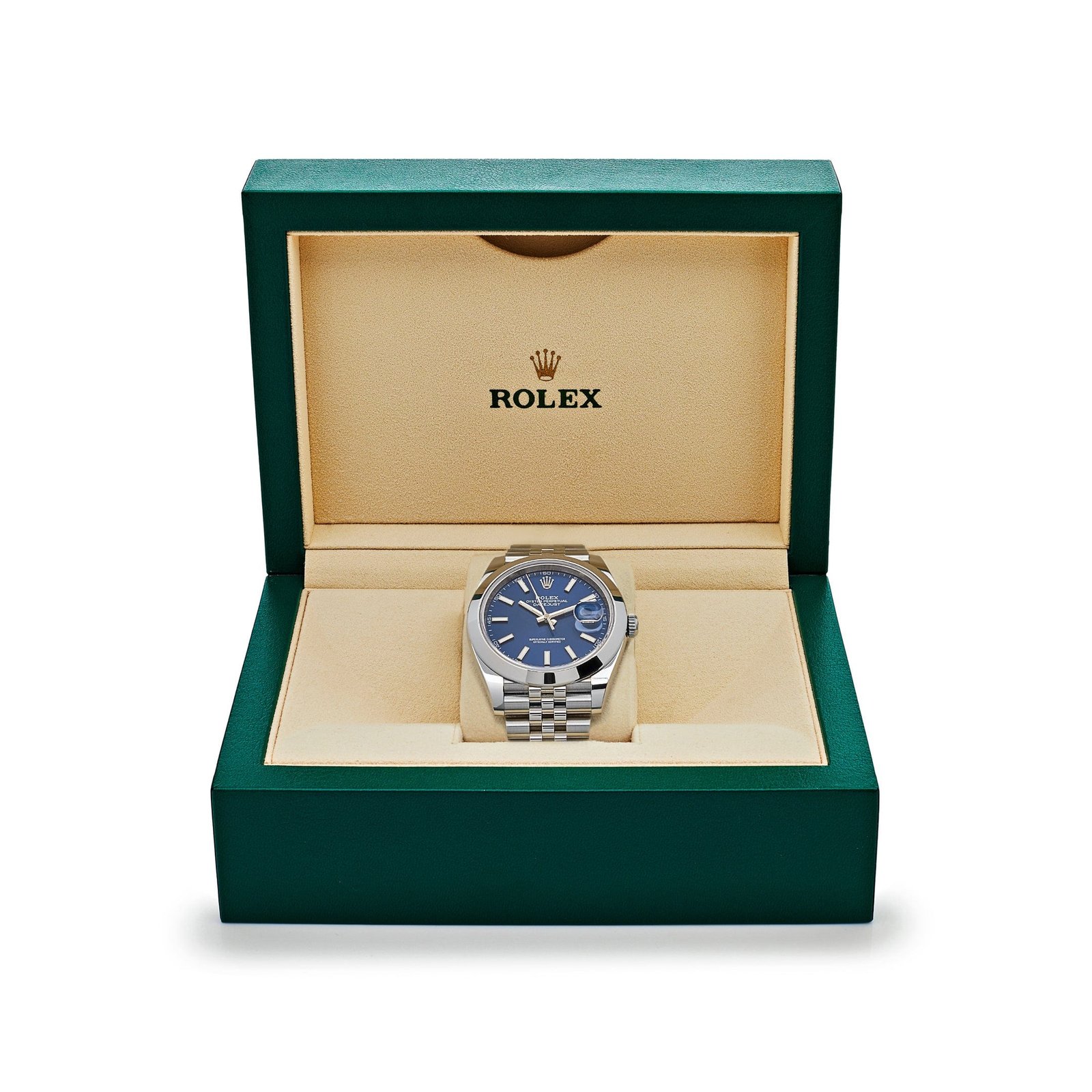 R01ex Datejust 41 126300 Stainless Steel Blue Dial Jubilee