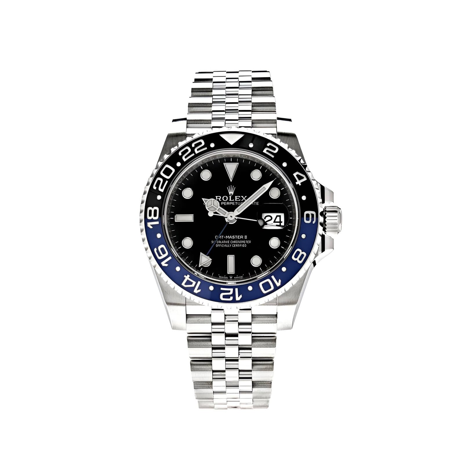 R01ex GMT-Master II 126710BLNR ‘Batgirl’ Stainless Steel Jubilee