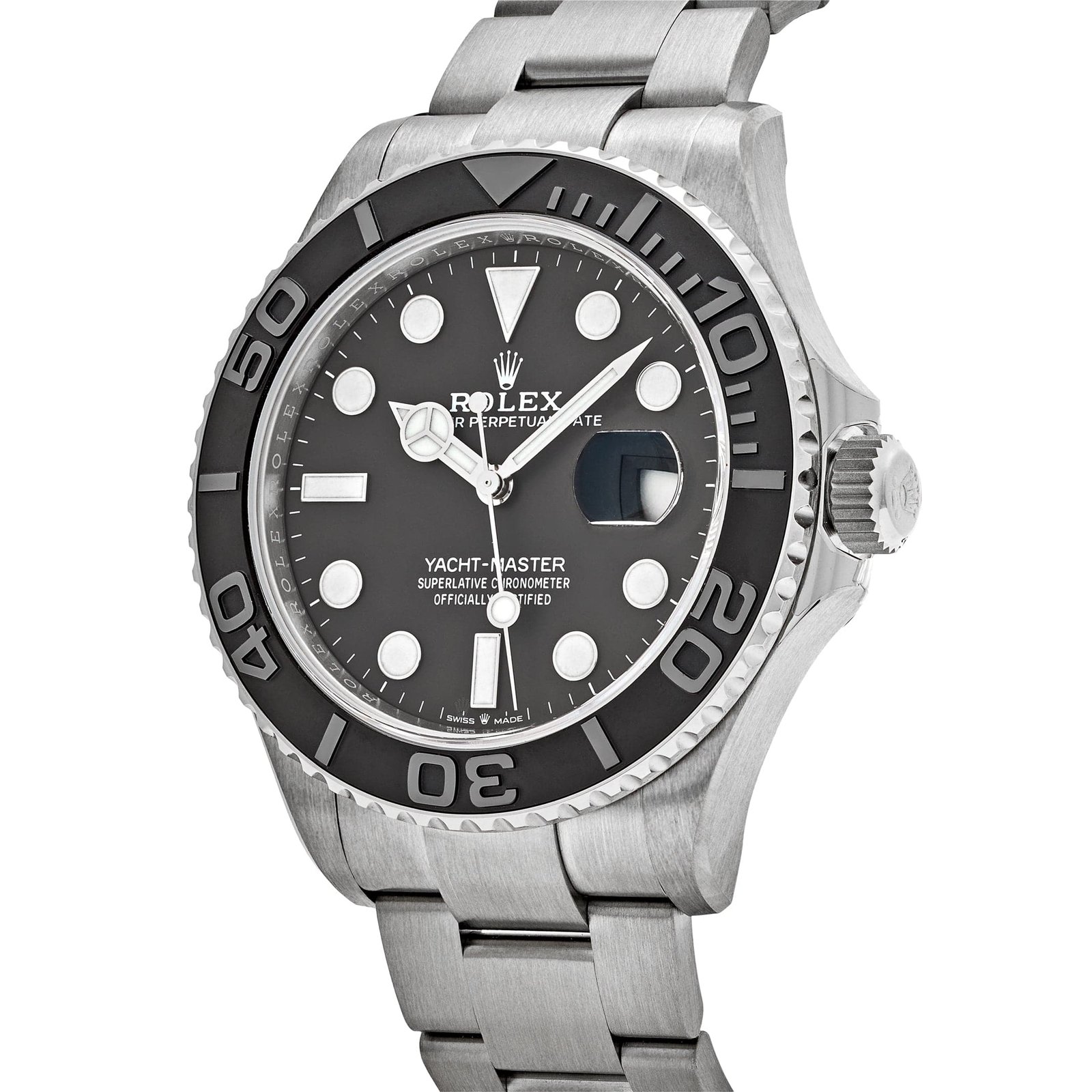 R01ex Yacht-Master 42 226627 RLX Titanium Black Dial (2025)