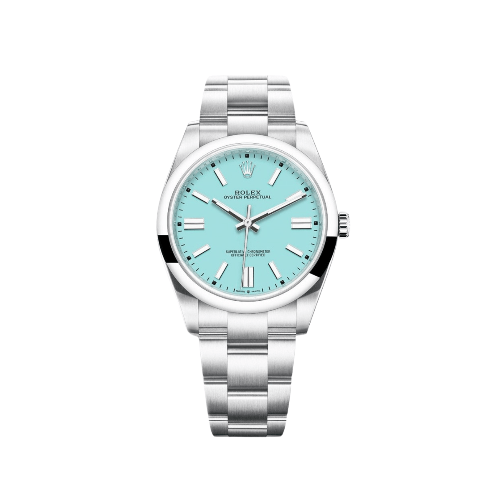 R01ex Oyster Perpetual 41 124300 Stainless Steel Turquoise Dial