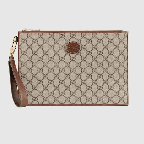 Gvc*1 POUCH WITH INTERLOCKING G