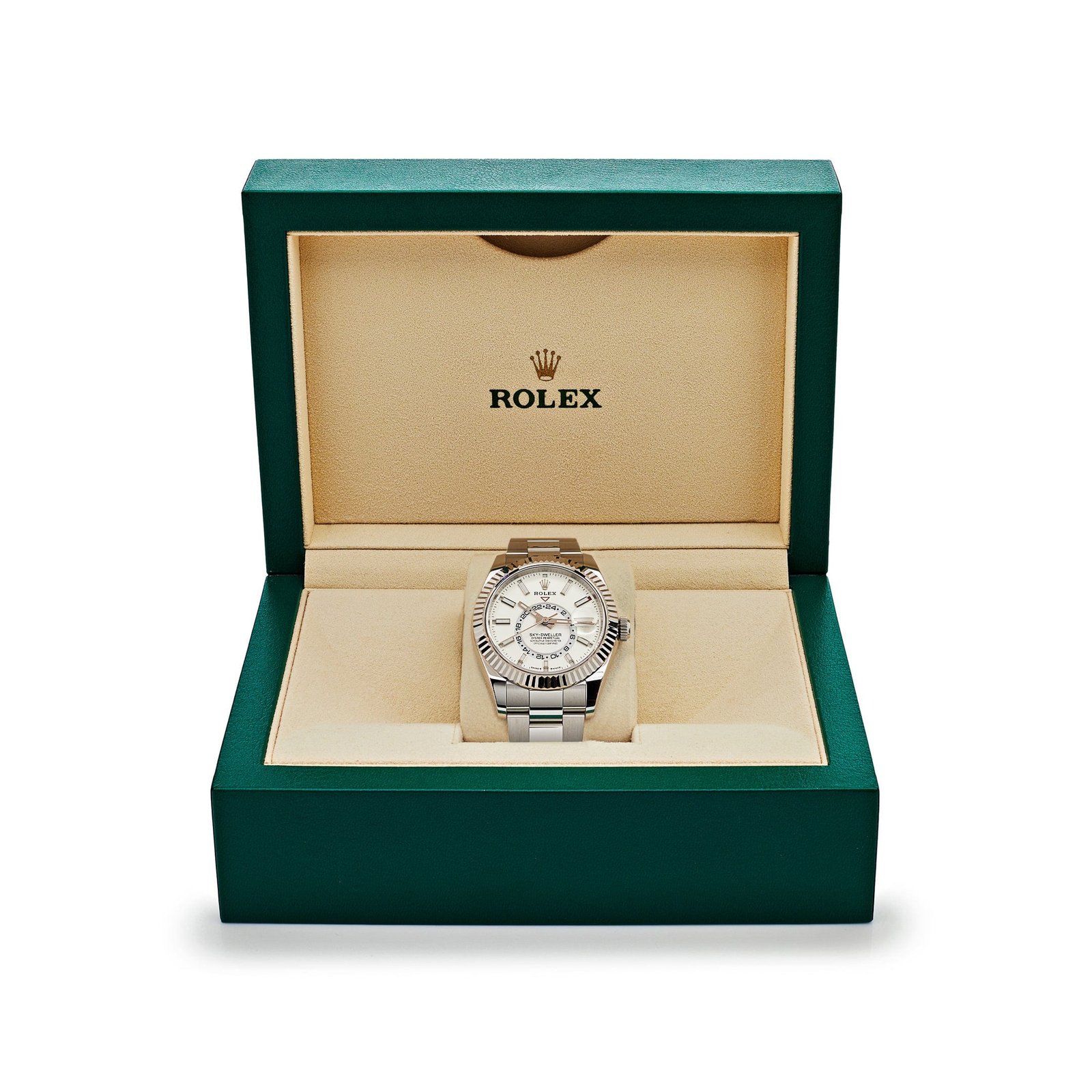 R01ex Sky-Dweller 336934 Stainless Steel White Dial (2024)