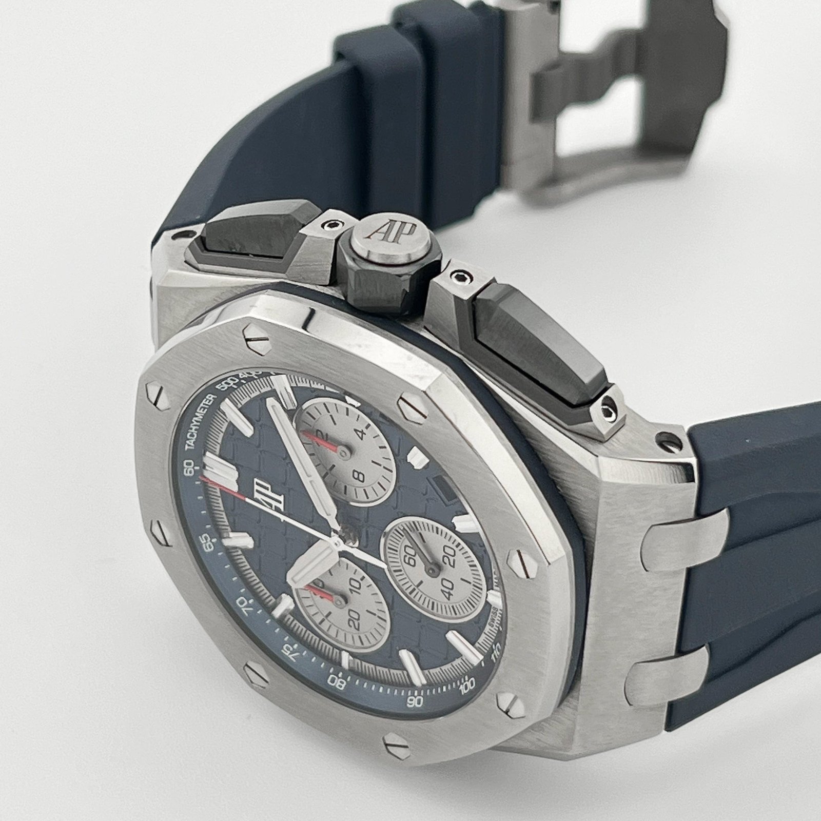 Audemars P1g*et Royal Oak Offshore 26420TI.OO.A027CA.01 Chronograph Titanium Blue Dial